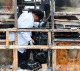 Bus catches fire on Hyderabad-Vijayawada highway, narrow escape for passengers