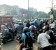 Visakhapatnam Container Lorry Overturns Disrupting Traffic