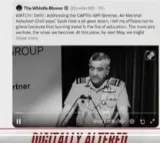 Deepfake alert: AI video falsely shows Air Marshal Dixit admitting Rafale losses