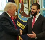 Trump Jokes With Syrian President al Shara About Wives