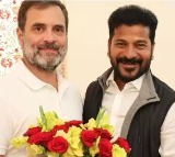 Revanth Reddy Meets Rahul Gandhi After Jubilee Hills Victory