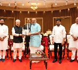 V-P Radhakrishnan begins maiden visit to Telangana