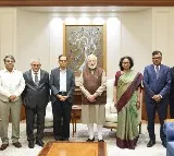 Prime Minister Modi meets 16th Finance Commission's delegation