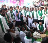 KTR meets cotton farmers, flays Centre, Telangana govt for 'ignoring' their pleas