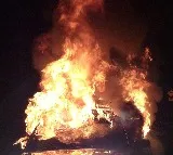 Gujarat Doctor newborn 4 die in ambulance fire in Arvalli district