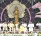 Aishwarya Rai Bachchan touches PM Modi’s feet at centenary celebrations of Shri Sathya Sai Baba