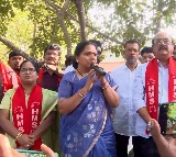Kalvakuntla Kavitha Arrested During Singareni Bhavan Protest
