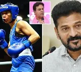 Nikhat Zareen Wins Gold CM Revanth KTR Congratulate