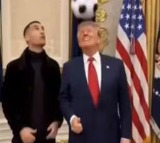 Donald Trump and Cristiano Ronaldo Play Football in White House AI Video Goes Viral
