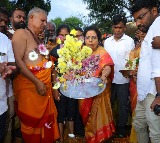 Nara Bhuvaneshwari on Chandra Babus Kuppam Development