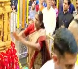 President Droupadi Murmu offers prayers at Tirumala temple