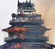 China Temple Fire Tourist Negligence Burns Venchang Pavilion