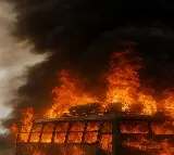 Rajasthan: Another sleeper bus catches fire after hitting high-tension line; woman injured