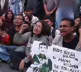 Delhi Air Pollution Protest Turns Violent Police Attacked with Pepper Spray