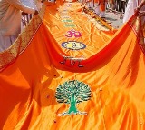 Ayodhya: Pictures of ‘Dharma Dhwaja’ emerge ahead of grand flag-hoisting ceremony by PM Modi