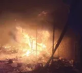 Kondagattu Massive Fire Accident Causes Huge Property Loss
