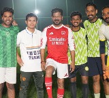 Revanth Reddy Seriously Practicing for Messi Match