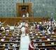 Lok Sabha adjourned for the day, five minutes after reconvening
