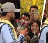 Virat Kohli Welcomed by Fans in Raipur for Second ODI