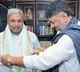 We are like brothers Shivakumar will become CM when high command decides says Siddaramaiah after breakfast meeting