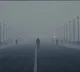 India Gate Disappears in Smog at Kartavya Path Delhi