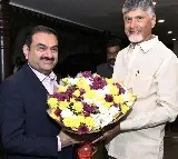 Gautam Adani meets Andhra Pradesh CM Chandrababu Naidu in Amaravati