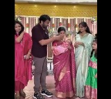 Chiranjeevi Attends Managers Daughter Naming Ceremony