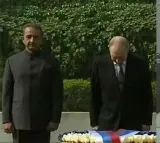 Vladimir Putin Visits Rajghat Pays Tribute to Gandhi