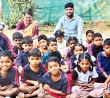 Teachers Protest at Students Home in Dummugudem