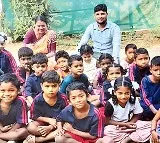 Teachers Protest at Students Home in Dummugudem