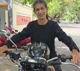 60 Year Old Latha Srinivasan Amazes With Bullet Bike Skills