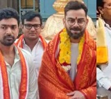 Virat Kohli Visits Simhachalam Temple Offers Special Prayers