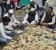 Foreign currencies, including dollar and Saudi riyal, pour into donation boxes for Kabir’s proposed Babri Masjid