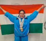 Pragathi Honored by Janasena Veera Mahila for Powerlifting Win