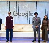 Nara Lokesh Meets Google CEO Sundar Pichai to Discuss $15B Vizag Data Center