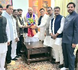 Telangana CM meets Kharge, Priyanka Gandhi, briefs them on Global Summit