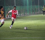 Revanth Reddy Scores Goal with Messi in Friendly Match