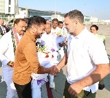 Rahul Gandhi Arrives in Hyderabad Amid Messi Mania