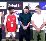 Lionel Messi Happy to Meet Telugu People in Hyderabad