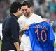 Lionel Messi Meets Sachin Tendulkar at Wankhede Stadium in Mumbai