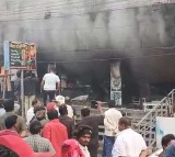 Gudivada Fire Accident Shopping Complex Gutted