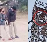 Sarpanch Candidate Protests on Cell Tower Over Vote Buying in Telangana