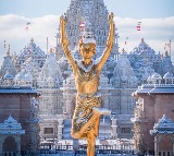 First snowfall cloaks BAPS Akshardham temple in New Jersey