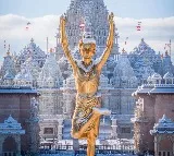 First snowfall cloaks BAPS Akshardham temple in New Jersey