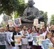 ‘Insult to Mahatma Gandhi’: Oppn protests outside Parliament against move to replace MGNREGA