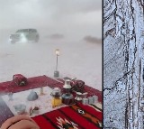 Saudi Arabia Experiences Rare Snowfall in Desert Regions