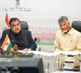 Chandrababu Naidu Meets Gadkari Focuses on Amaravati Connectivity
