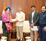 Chandrababu Naidu Meets Hardeep Puri Invites to Nellore BPCL Project Launch
