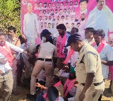Kadiyam Srihari BRS Flexi Protest in Ghanpur Over Party Switch