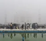Taj Mahal Shrouded in Fog Disappoints Tourists